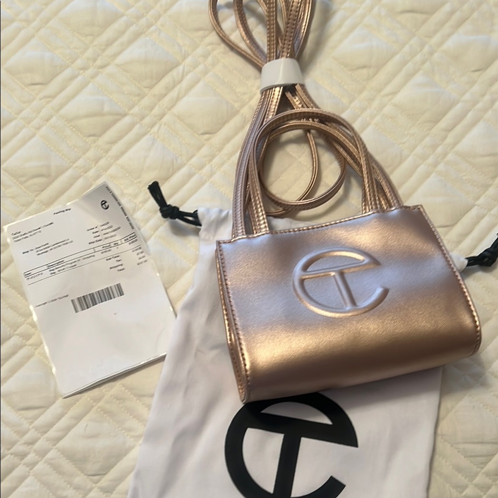 Telfar Women's Rose Gold Mini Bag